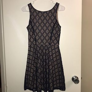 Speechless blue&tan formal dress